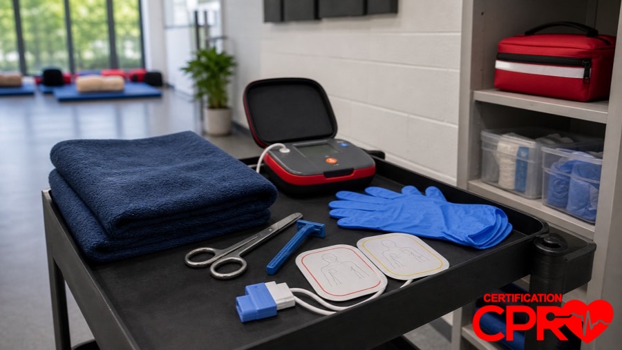 AED training supplies for special situations in CPR classes in Clearwater.