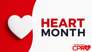 Heart Month awareness graphic for CPR readiness in Clearwater.