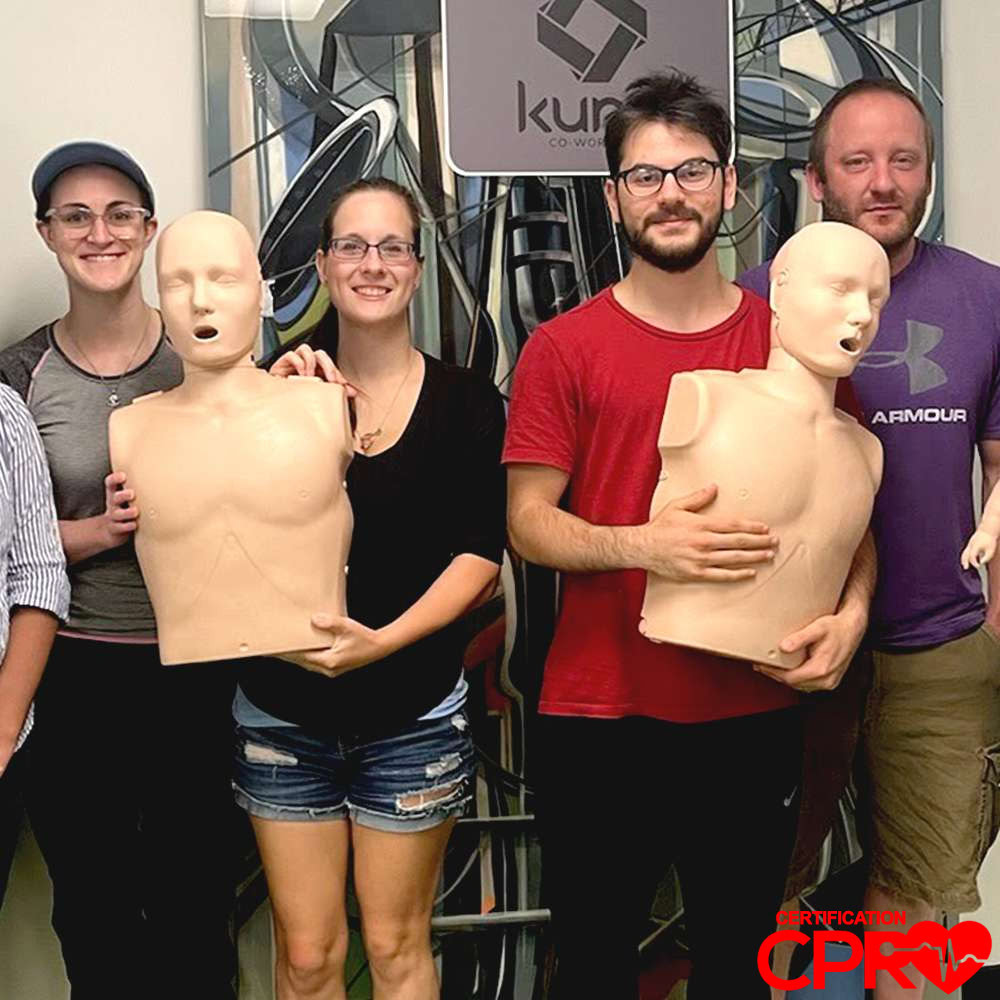 CPR certification training with mannequins in Clearwater. Learn life-saving skills from certified instr.